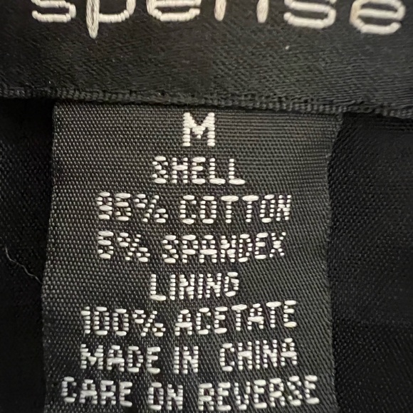 Spense Black Belted Dress Trench Single Breasted Coat Size M - Picture 5 of 8